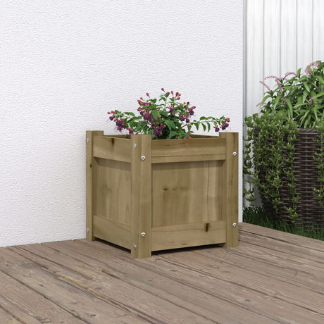 Vidaxx Pflanzgefäß 31x31x31 cm aus imprägniertem Kiefernholz