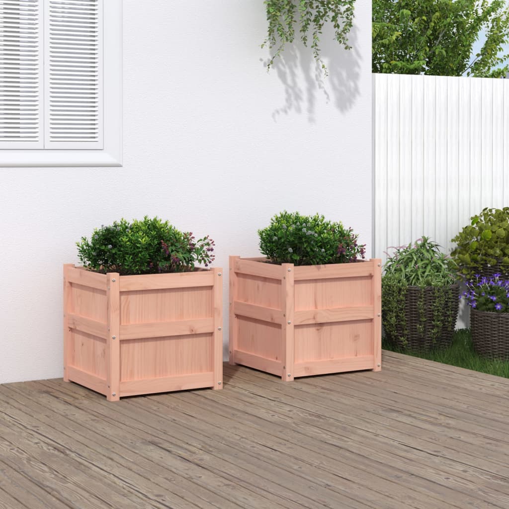 Vidaxl Planters 2 st Solid Douglashout