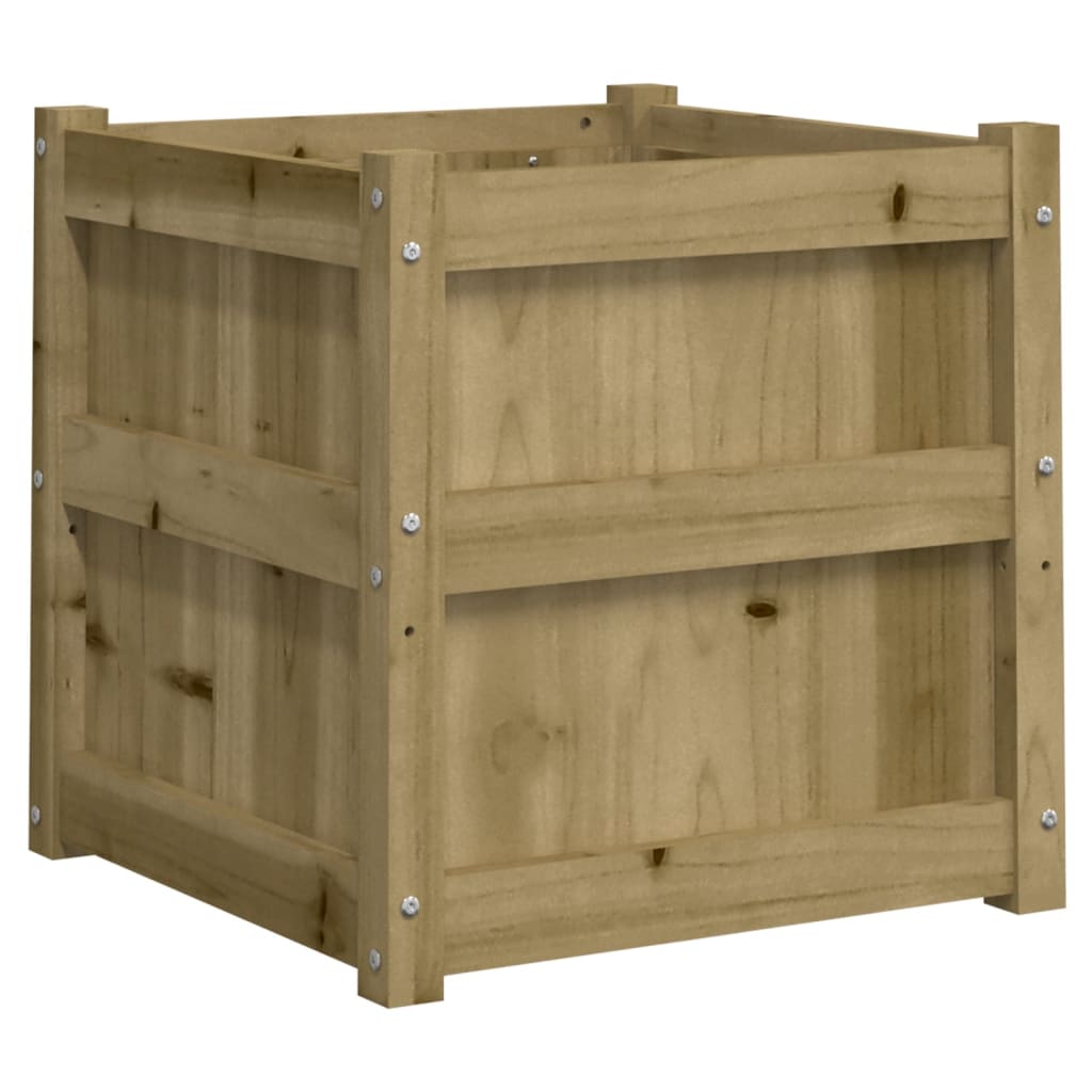 Vidaxl Planning Box 50x50x50 cm Pine impregnado