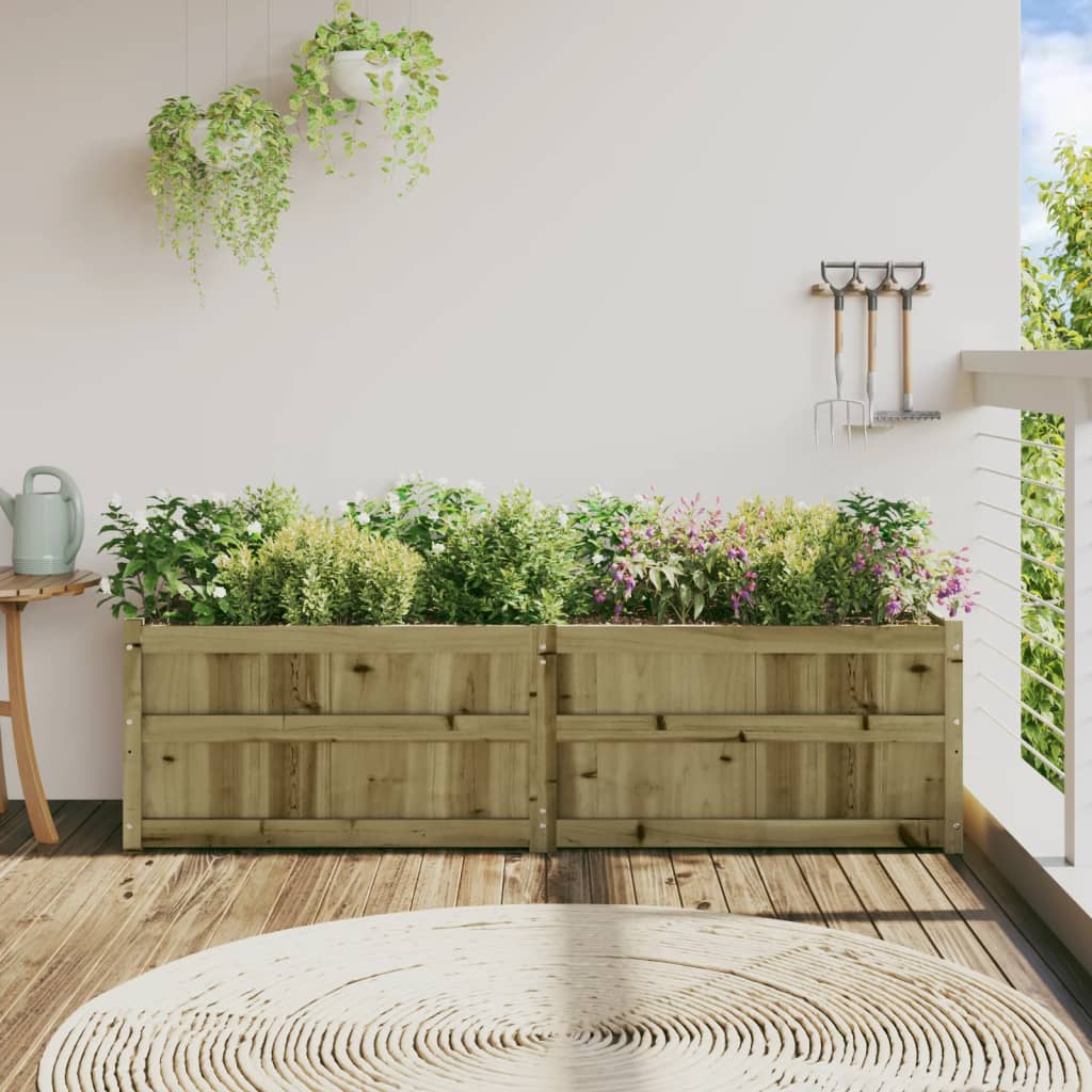 Vidaxx Pflanzgefäß 180x50x50 cm aus imprägniertem Kiefernholz
