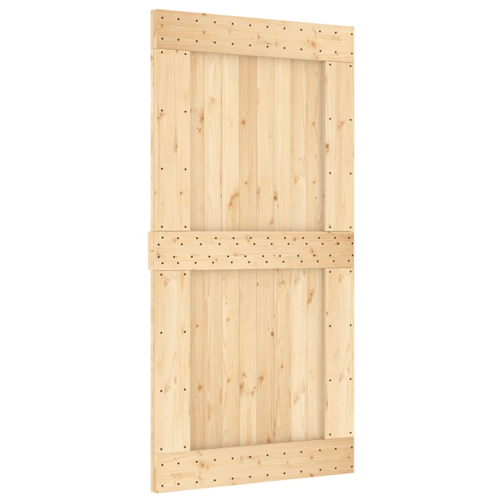 Porta scorrevole Vidaxl con pastella da 100x210 cm pino solido