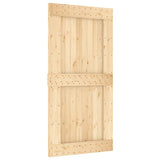 VidaXL sliding door with batter 100x210 cm Solid pine