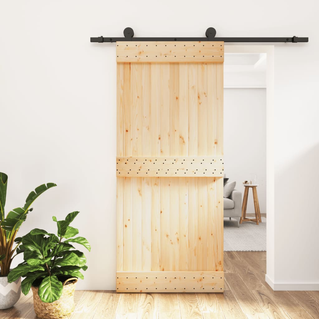 Vidaxl Porte coulissante avec pâte 90x210 cm