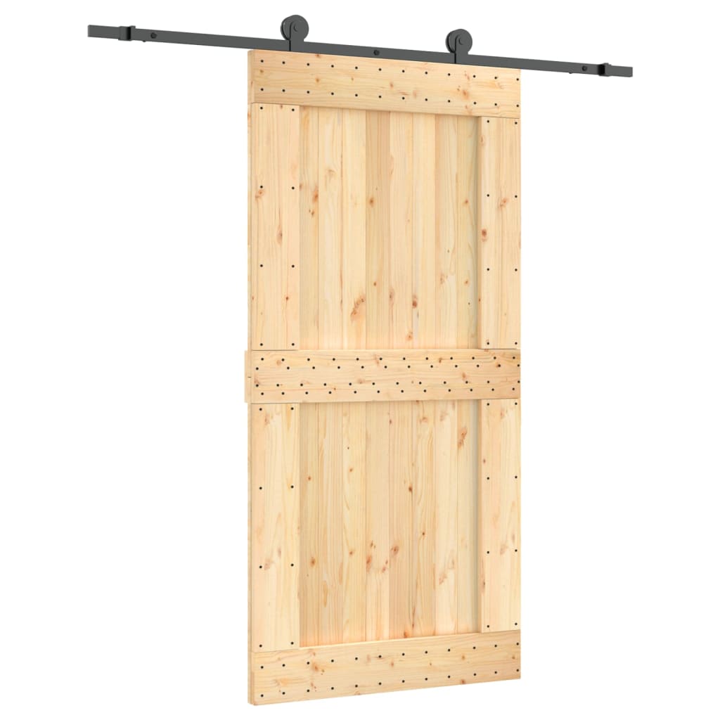 Porta scorrevole Vidaxl con pastella da 100x210 cm pino solido