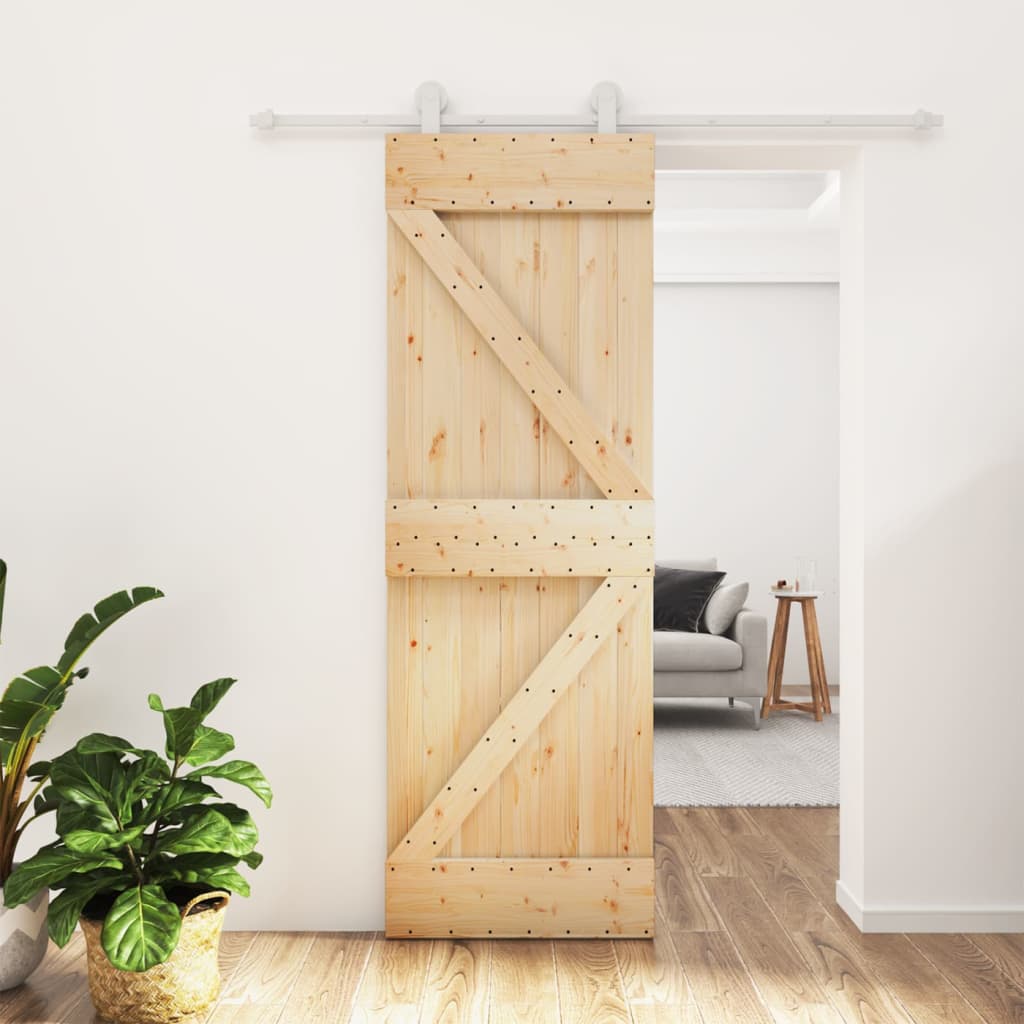 Vidaxl Porte coulissante avec pâte 70x210 cm