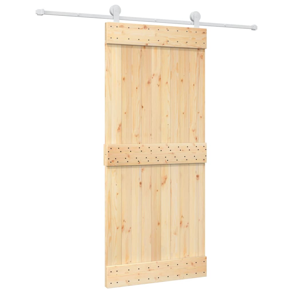 Vidaxl rutscht Dier mat Batter 90x210 cm feste Péiere