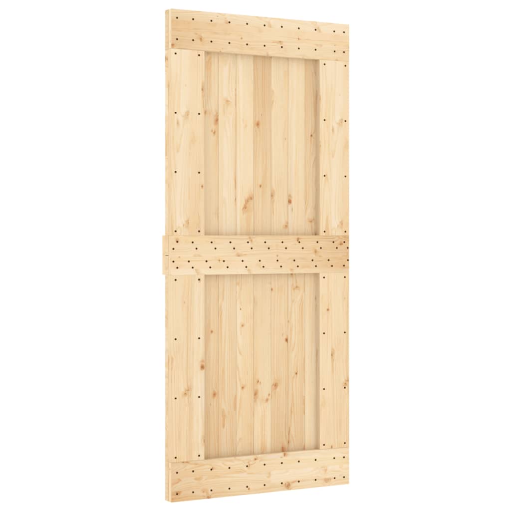 Porta scorrevole Vidaxl con pastella da 90x210 cm pino solido