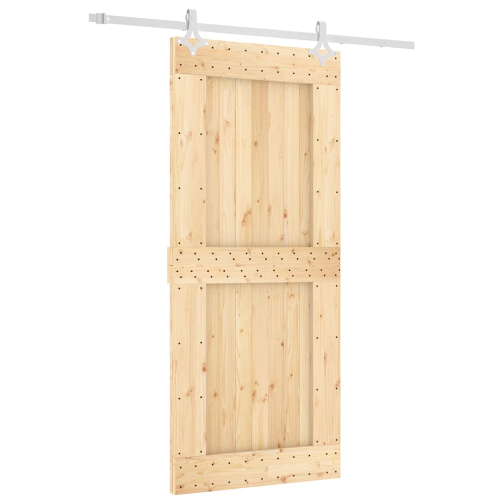 Porta scorrevole Vidaxl con pastella da 90x210 cm pino solido