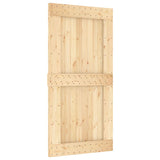 VidaXL sliding door with batter 100x210 cm Solid pine