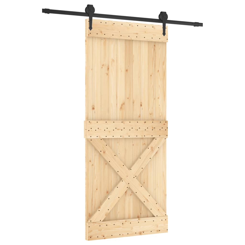 Vidaxl rutscht Dier mat Batter 90x210 cm feste Péiere