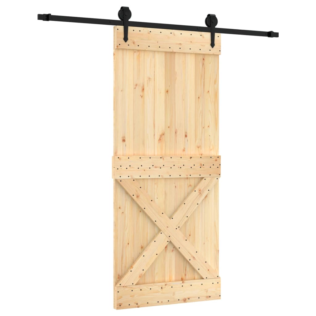 Vidaxl Porte coulissante avec pâte 90x210 cm