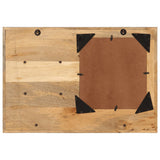 Vidaxx-Spiegel mit Regalen 80x8x55 cm aus Glas und massivem Mangoholz