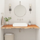 Mesa de lavabo Vidaxl rectangular 110x60x2.5 Acaciahout