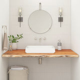 Table de lavabo de vidaxl Rectangulaire 120x60x2.5 Acaciahout solide