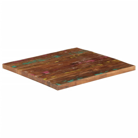 Vidaxl tafelblad vierkant 80x80x1,5 cm massief gerecycled hout