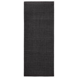 Vidaxl sisalmat pour rayer post 80x200 cm noir