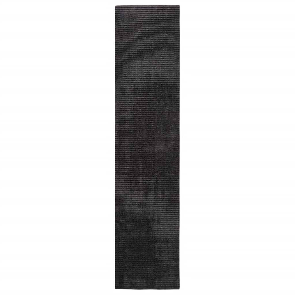 Vidaxl sisalmat pour gratter post 80x350 cm noir