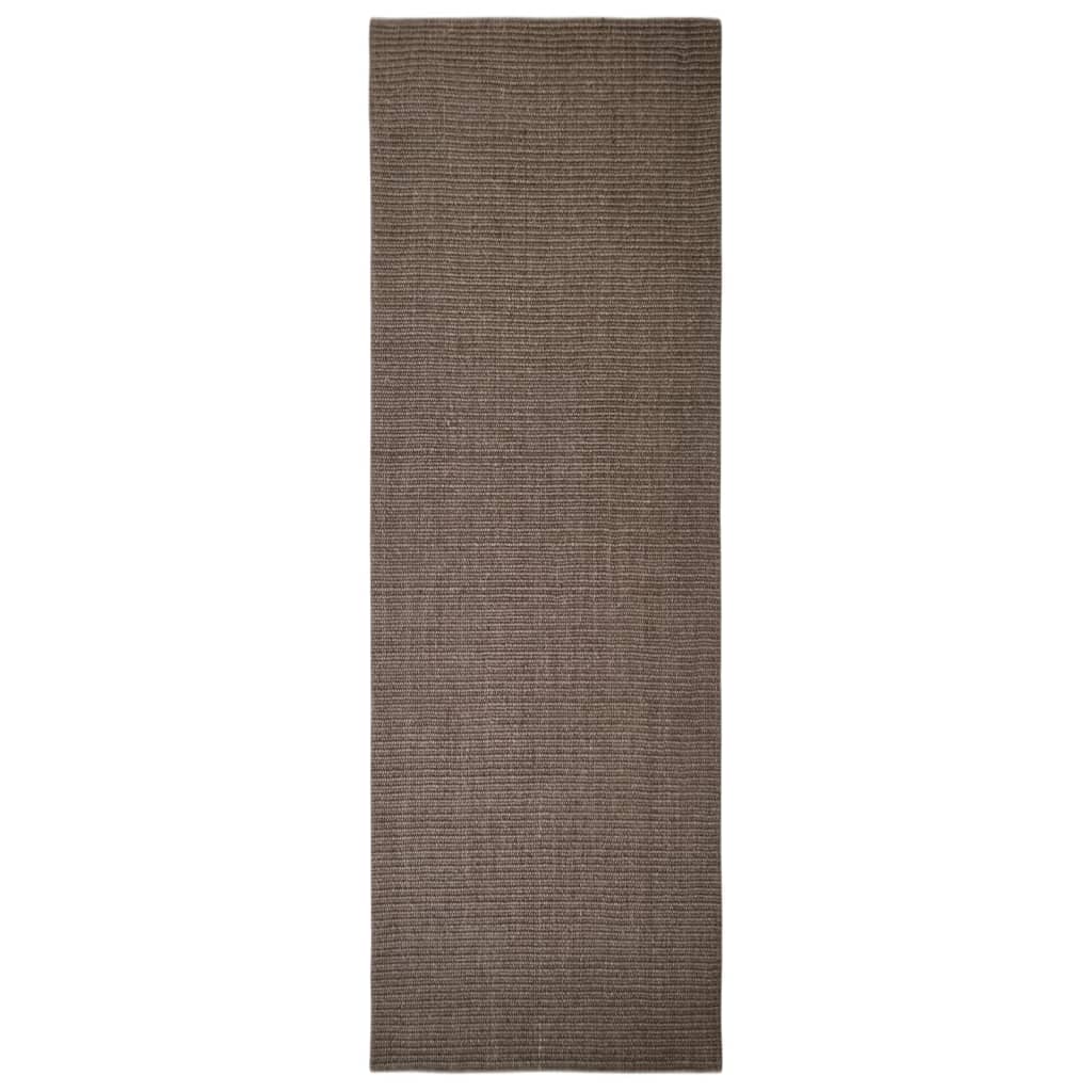 Vidaxl Sisalmat zum Kratzen nach 66x200 cm braun