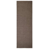 Vidaxl Sisalmat zum Kratzen nach 66x200 cm braun