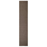 Vidaxl Sisalmat zum Kratzen nach 66x350 cm braun