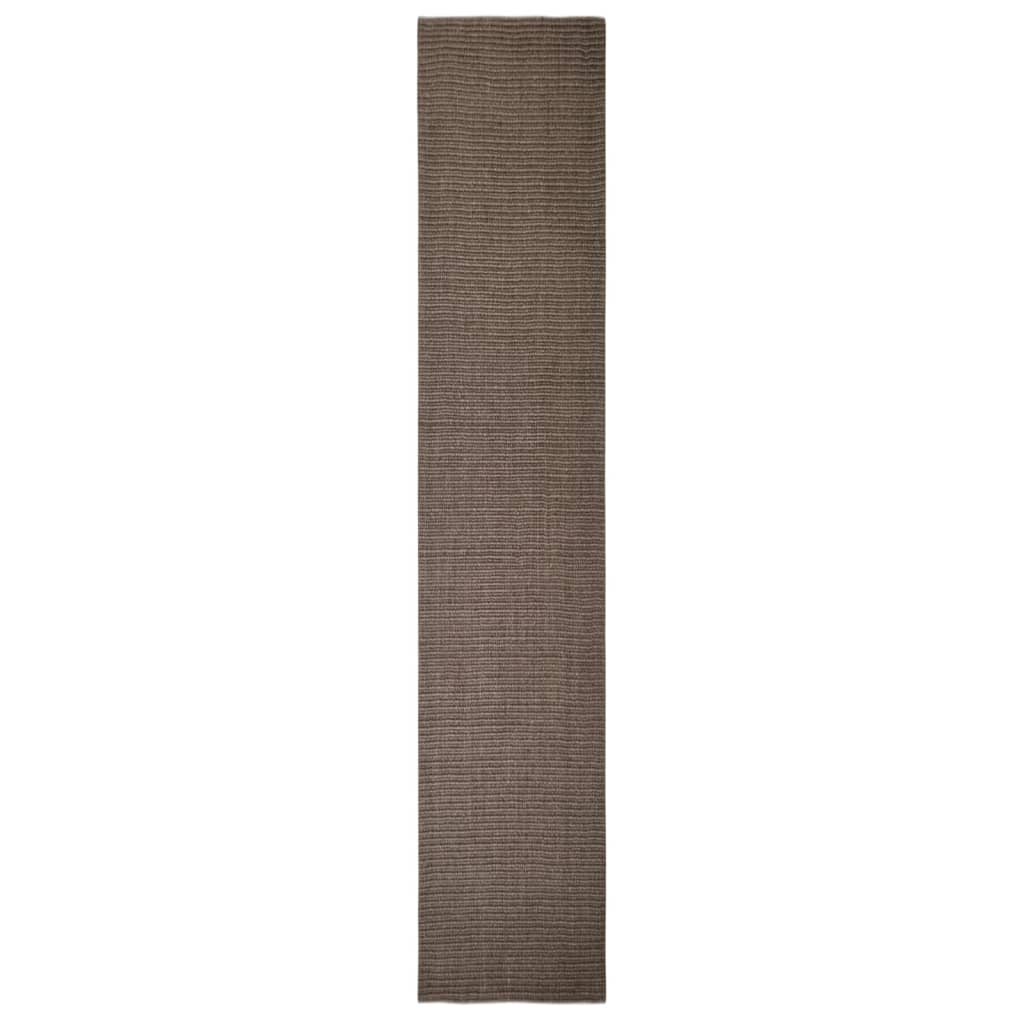 Vidaxl Sisalmat för att skrapa Post 66x350 cm Brown