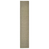 Vidaxl Sisalmat zum Kratzen nach 66x350 cm Taupe