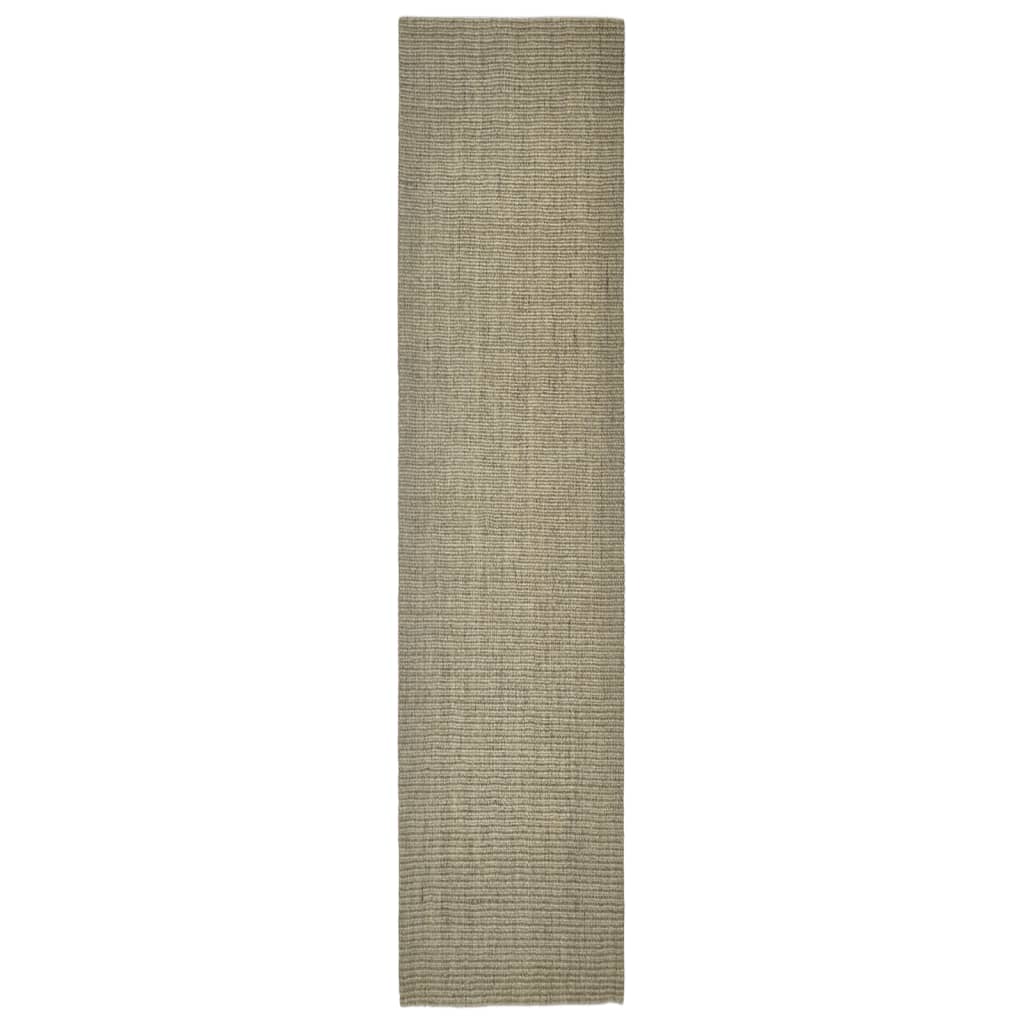 Vidaxl sisalmat fir prackelen post 80x350 cm taupe