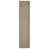 Vidaxl sisalmat fir prackelen post 80x350 cm taupe