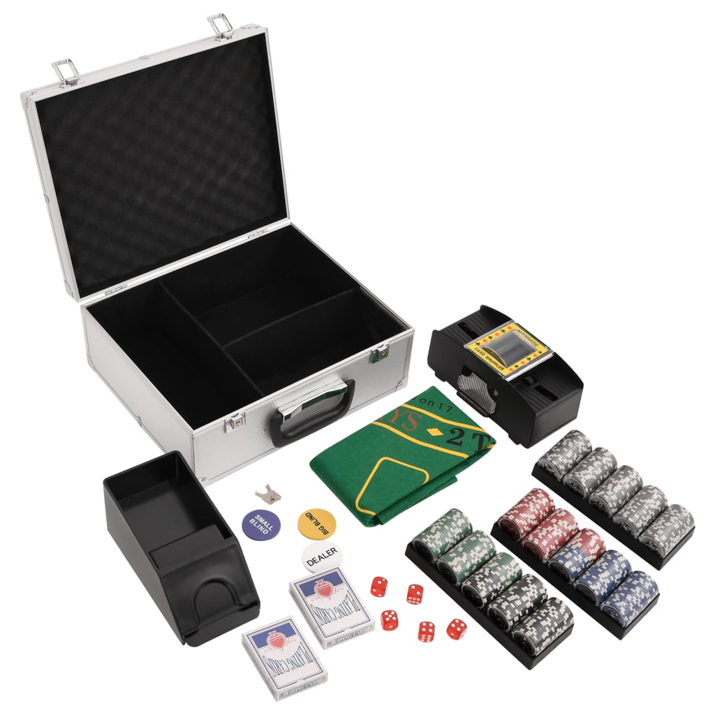 Ensemble de poker Vidaxl 300 pièces 11,5 g