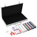 VIDAXL 300-Stück Poker Set 4 g