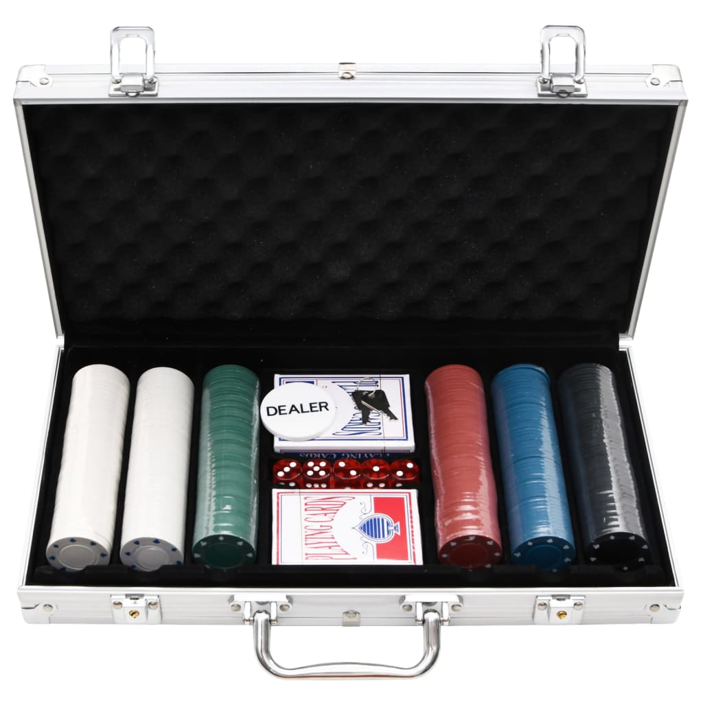 Vidaxl 300-piece poker set 4 g