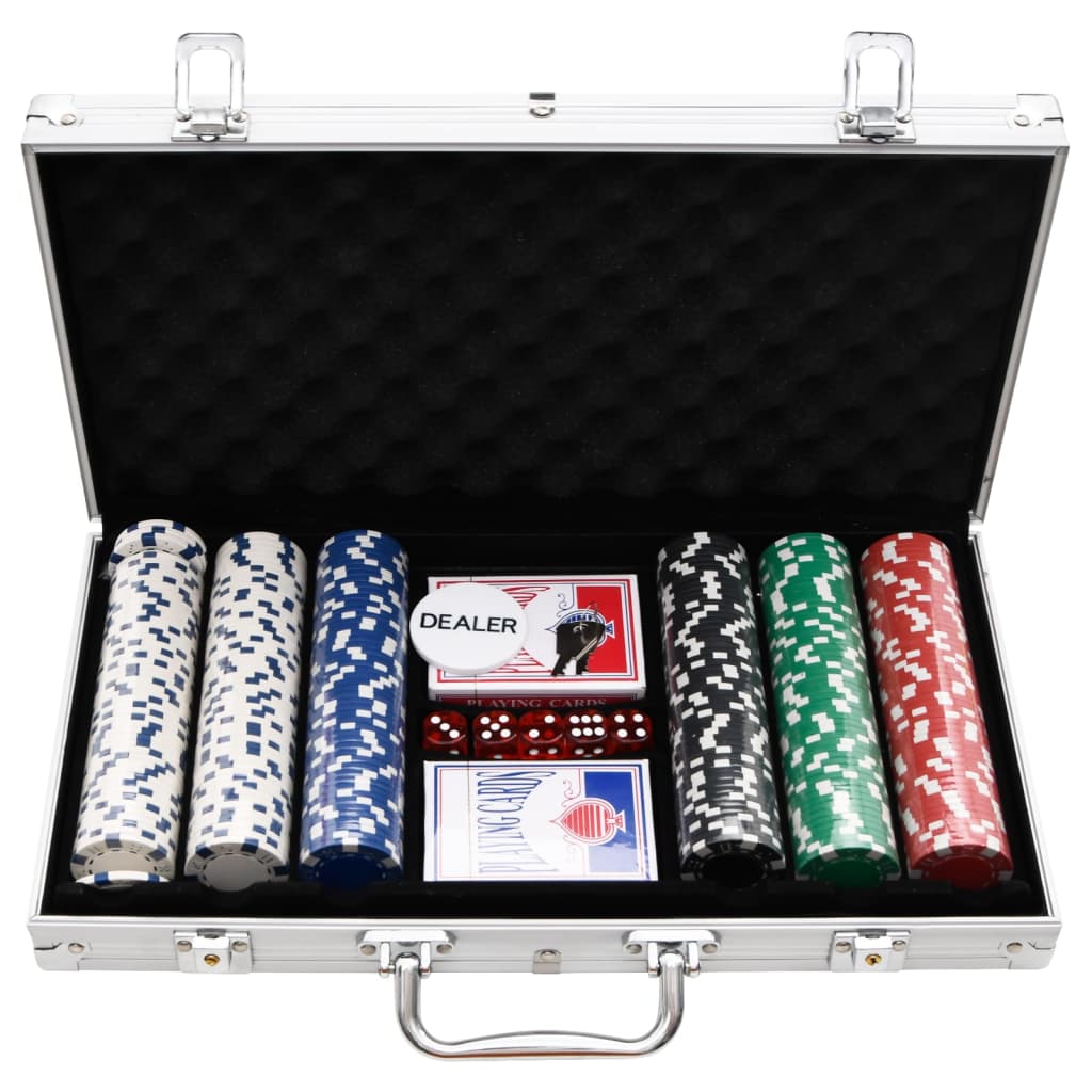 Vidaxl 300-Stéck Poker Set 11.5 g