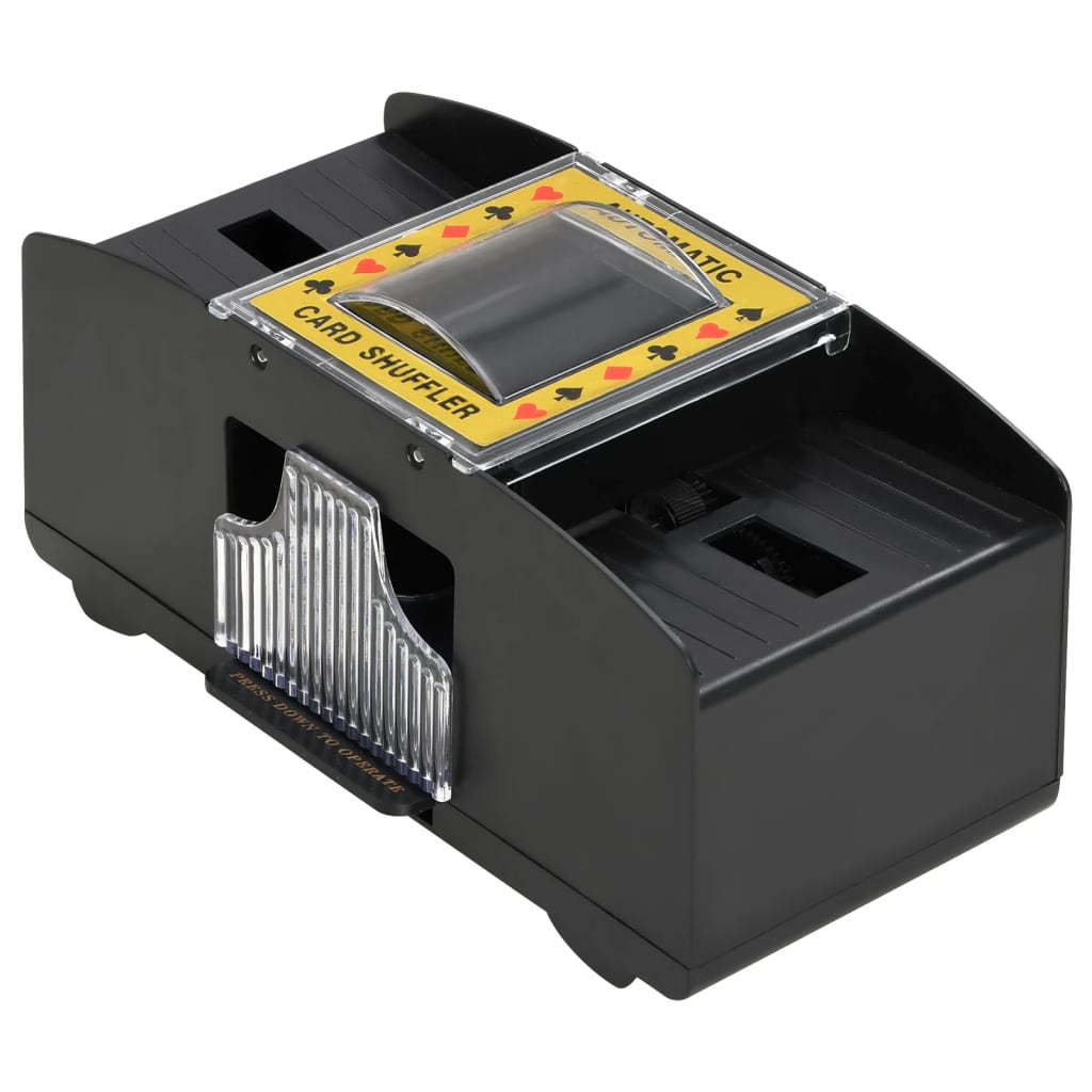 Vidaxl automatischer Kartenmischer schwarz 2 Decks
