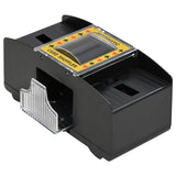 Vidaxl Automatic card shaking black 2 deck