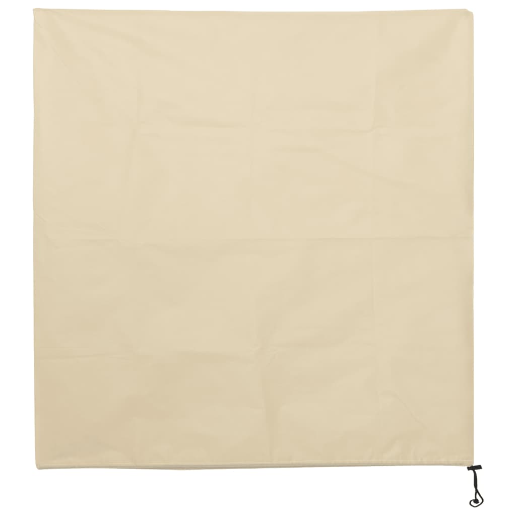 VidaXL Pflanzenabdeckungen mit Kordelzug 8 Stück 70 g m² 0,8x0,8 m