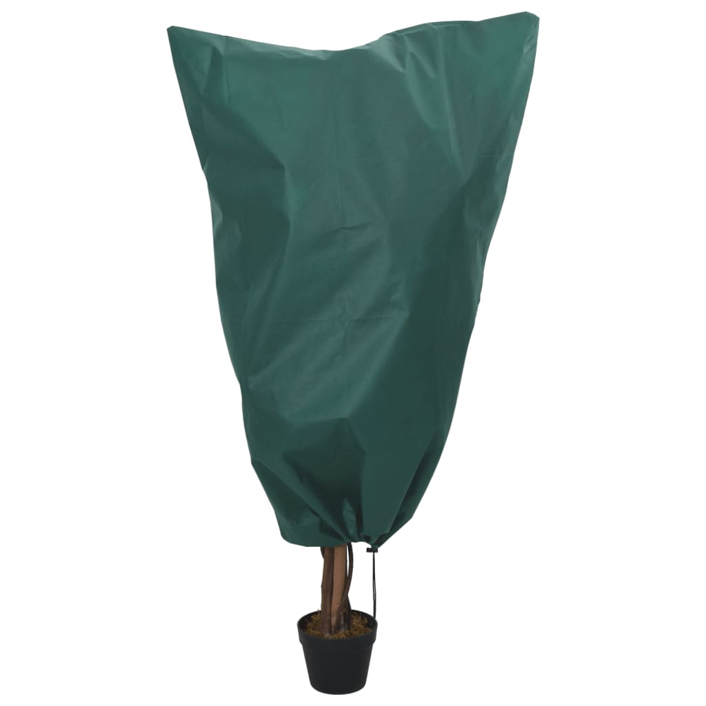 VidaXL Pflanzenabdeckungen mit Kordelzug 12 Stück 70 g m² 0,8x1,2 m