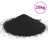 Vidaxl Aquarium Sand 25 kg 0.2-2 mm Negro