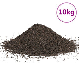 Vidaxl Basaltgrind 10 kg 1-3 mm svart