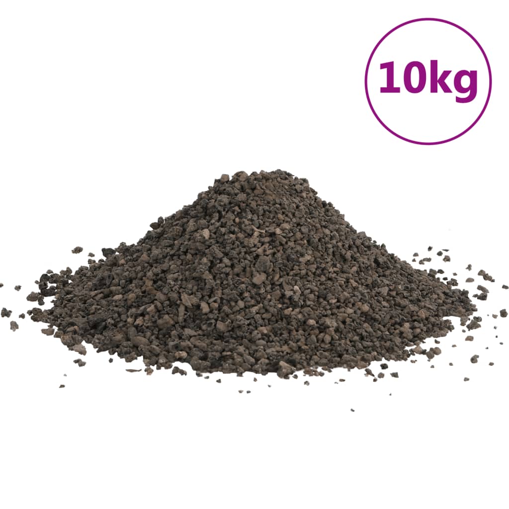 Vidaxl BasaltGrind 10 kg 3-5 mm nero