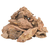 VidaXL Lavastein 25 kg 1-10 cm braun