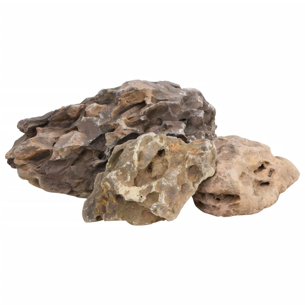 VidaXL Drachensteine ​​10 kg 10-40 cm grau