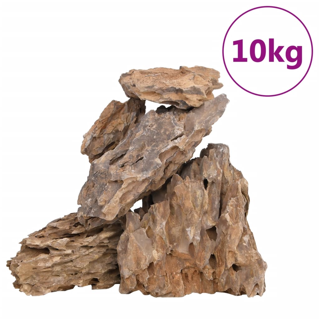 Vidaxl Dragon Stones mieszany kolor 10 kg 10-30 cm