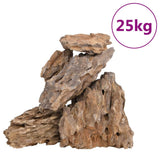 VidaXL Drachensteine ​​gemischte Farbe 25 kg 10-30 cm