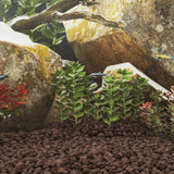 Vidaxl lavastenen 10 kg 3-5 cm rood