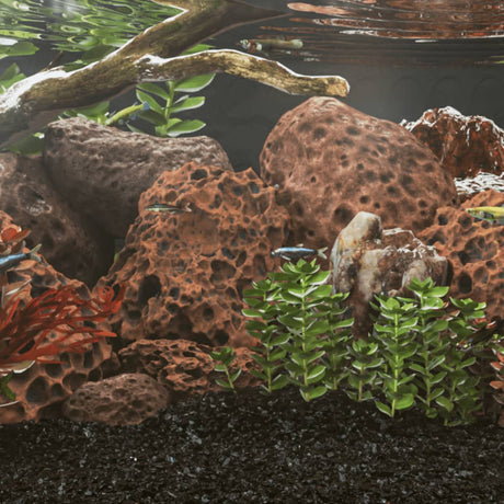 VidaXL Lavasteine 10 kg 10-30 cm rot