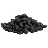 Vidaxl kiezelstenen gepolijst 2-5 cm 25 kg zwart