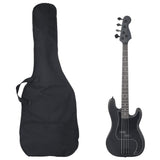 Vidaxl Bass guitar for beginners electric with bag 4 4 46 black