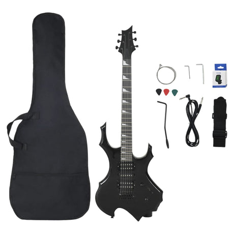 VidaXL Gitarre für Einsteiger elektrisch mit Tasche 4 4 ​​39 schwarz