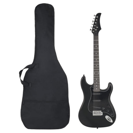 VidaXL Gitarre für Einsteiger elektrisch mit Tasche 4 4 39 schwarz