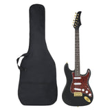 Vidaxl Gitarre für Einsteiger elektrisch mit Tasche 4 4 ​​39 Schwarz und Gold